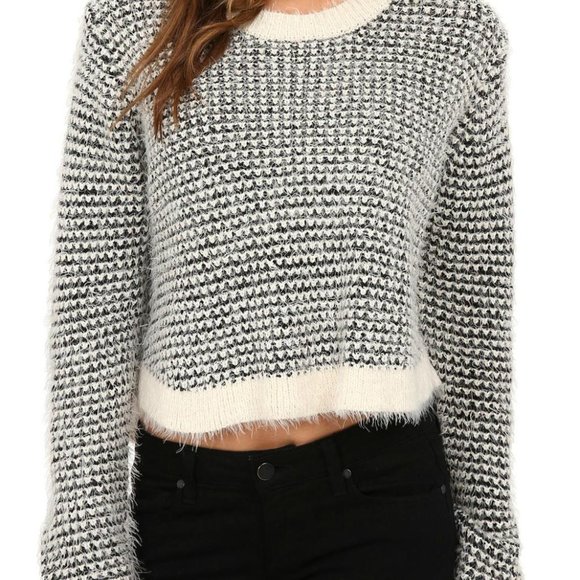 MinkPink Double Dare Fuzzy Sweater - Picture 4 of 7